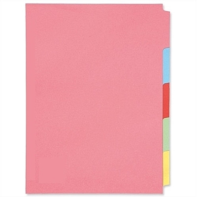 Separator/Divider Sheets A4 Set of 10 Sheets