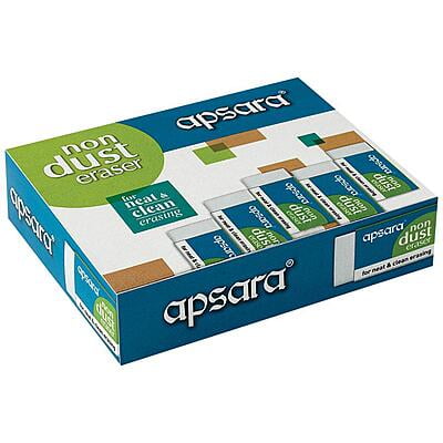 APSARA - Non-Dust Eraser (20 Nos Per Box)
