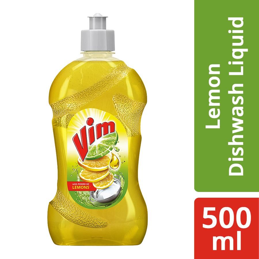 Vim Drop Dishwash Liquid Lemon - 500 Ml Vim Drop Dishwash Liquid Lemon - 500 Ml
