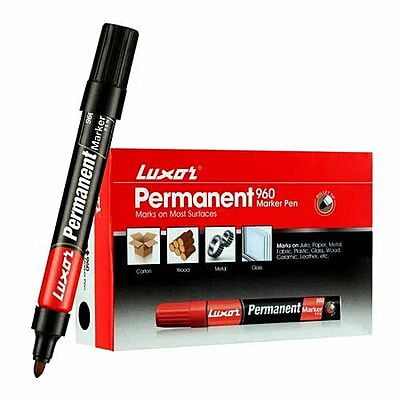 LUXOR Permanent Marker Black