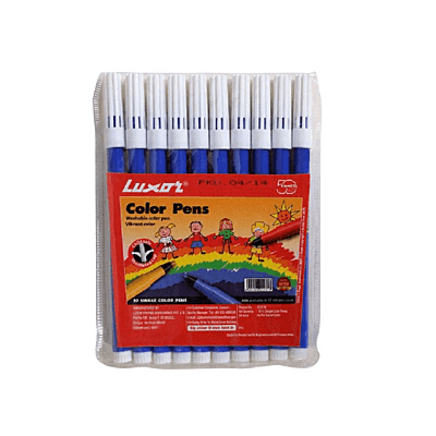 Luxor Sketch Pens Blue Pack of 10