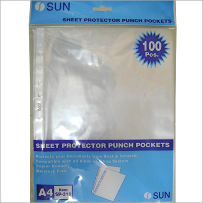 SUN - Sheet Protector A4 - Pack of 100