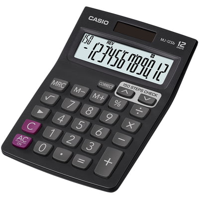 Casio Desktop Calculator 12 Digit MJ12SB