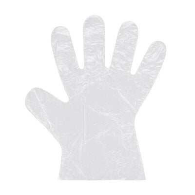 Disposable Gloves One-off Plastic Gloves - Pack of 100