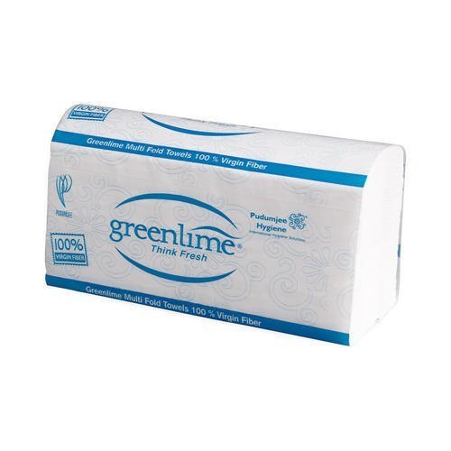 M-Fold Tissue Paper Greenlime - 1 Box of 60 Pkts