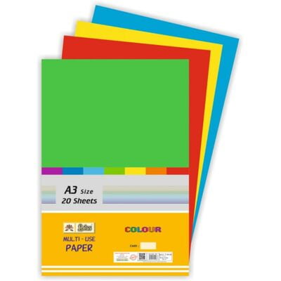 Lotus A3 Color Paper Sheets Pack of 20
