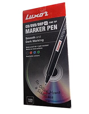Luxor - Luxor CD / DVD Marker (Pack of 10)