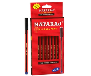 NATARAJ - 621 BALL PENS (Pack of 20 Pens)
