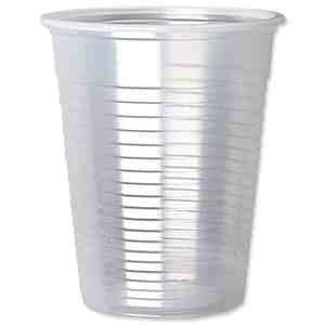 Plastic Disposable Glasses - 100 Pieces