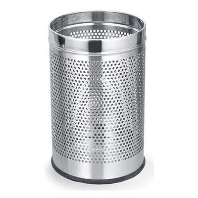 Stainless Steel Perforated Dustbin 8x12