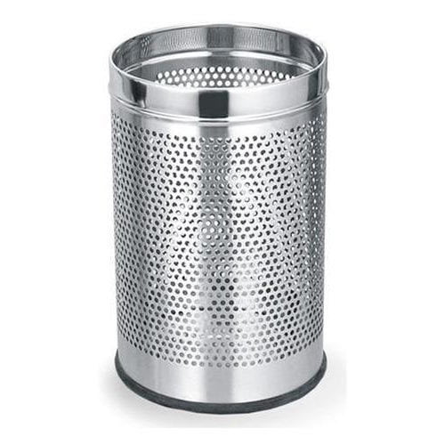 Stainless Steel Perforated Dustbin 8x12 Stainless Steel Perforated Dustbin 8x12