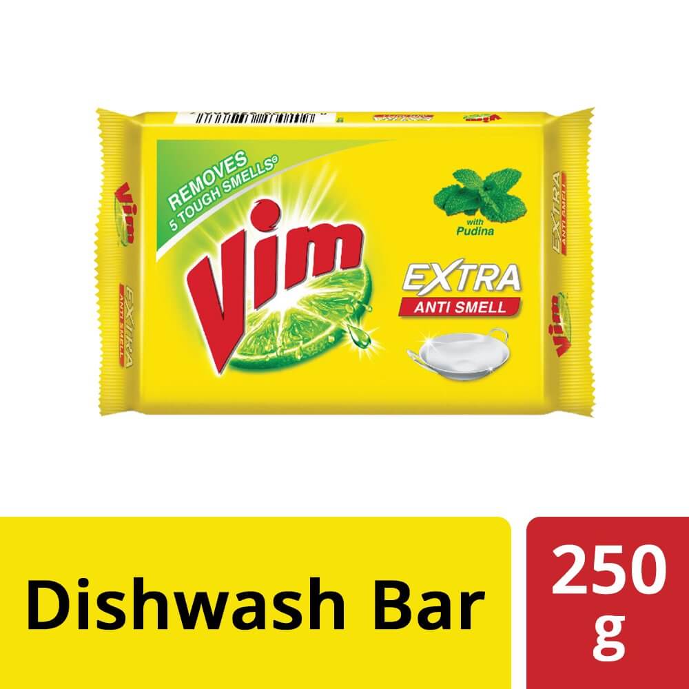 Vim Dishwash Bar - 250 Gm
